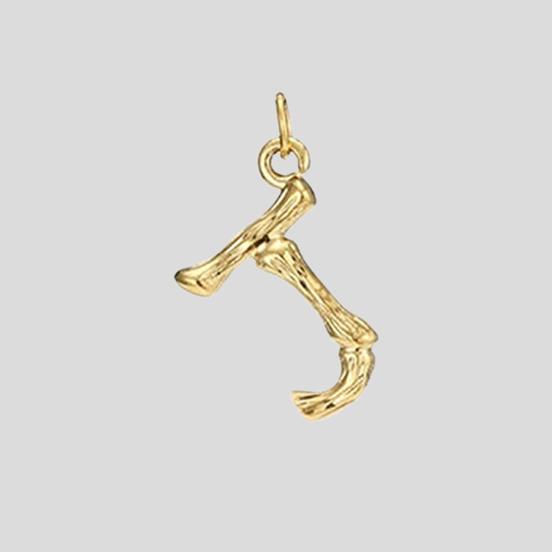 Wholesale 26 Letters Pendant Stainless Steel Gold Plated Necklaces